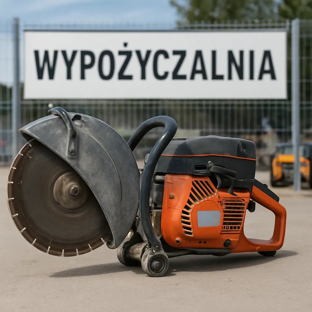 Przecinarka spalinowa wypożyczalnia Lublin – co warto sprawdzić przed wypożyczeniem urządzenia?