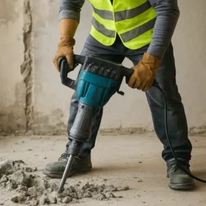 Młot wyburzeniowy Lublin – jak dobrać sprzęt do betonu, ścian i posadzek?