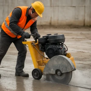 Przecinarka spalinowa Lublin – jak bezpiecznie ciąć beton, asfalt i stal?