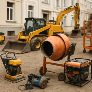 Sprzęt budowlany Lublin – jakie maszyny i urządzenia warto wynająć do remontu?